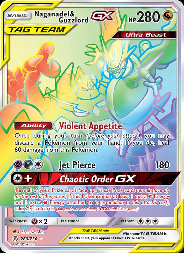 Naganadel & Guzzlord GX 260/236