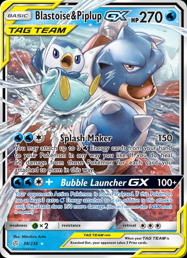 Blastoise & Piplup GX 038/236