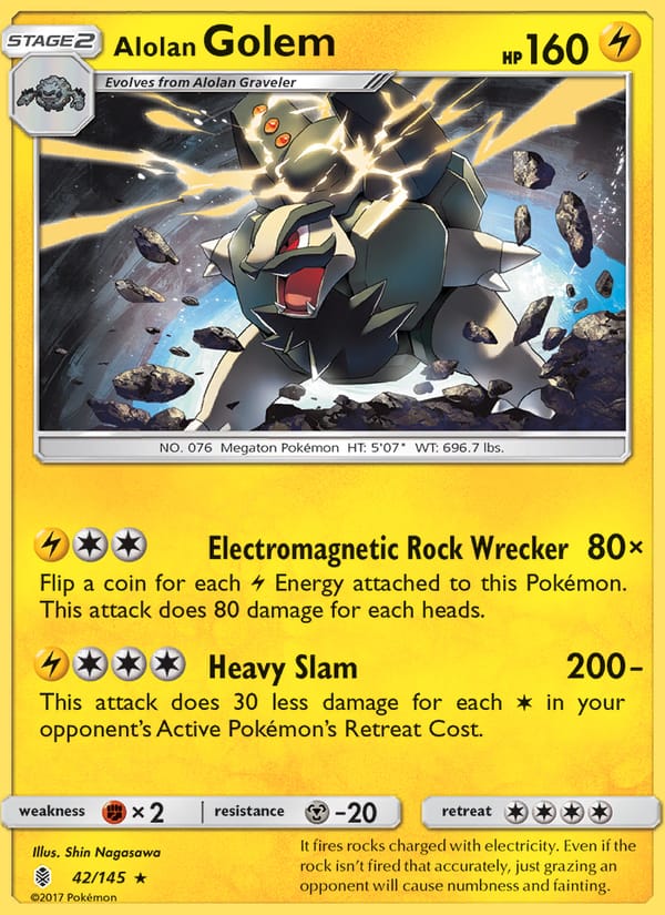 Alolan Golem 042/145