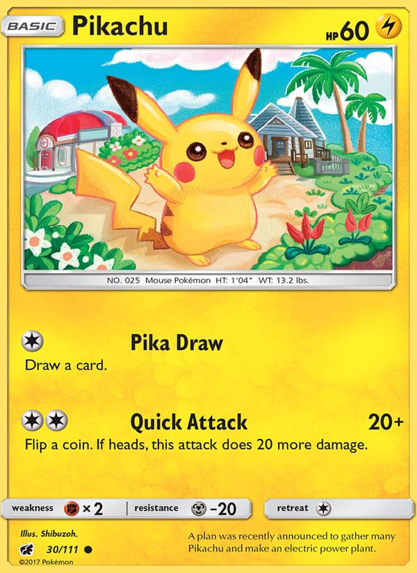 Pikachu 030/111
