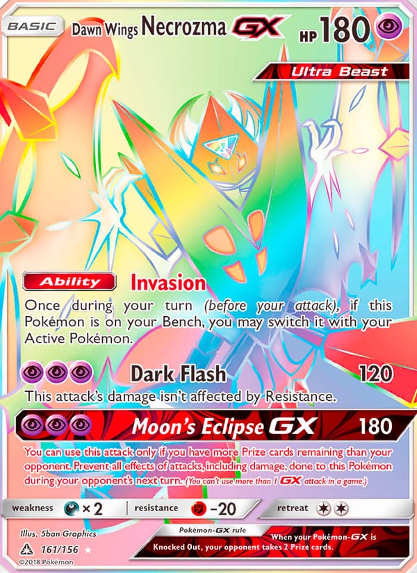 Dawn Wings Necrozma GX 161/156