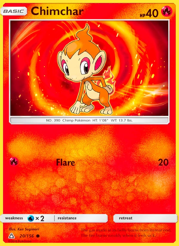 Chimchar 020/156