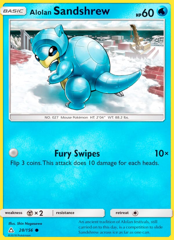 Alolan Sandshrew 028/156