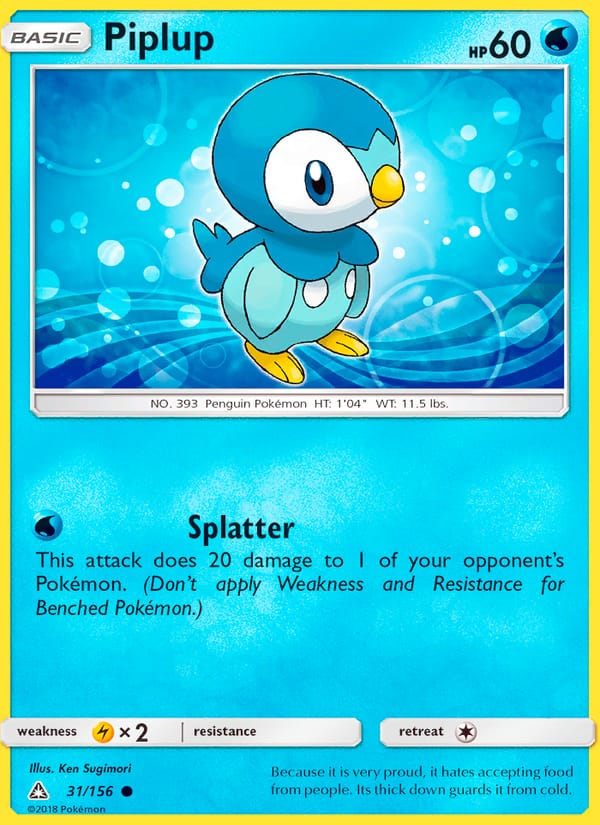 Piplup 031/156