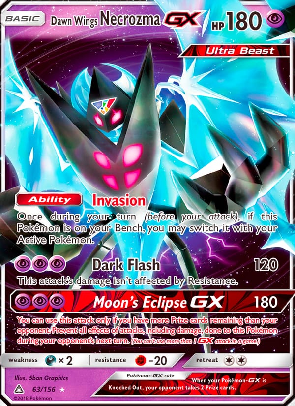 Dawn Wings Necrozma GX 063/156