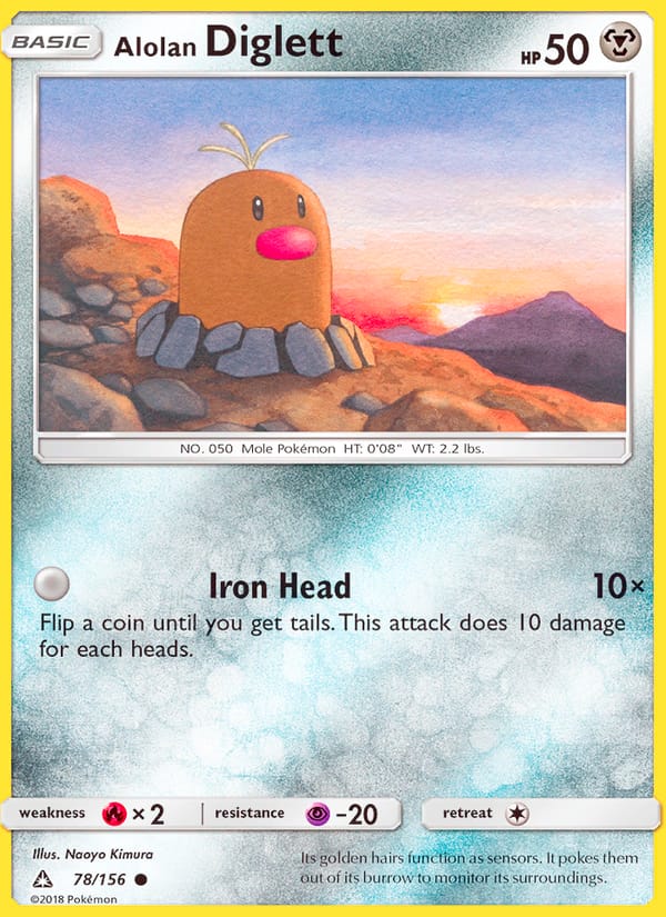 Alolan Diglett 078/156
