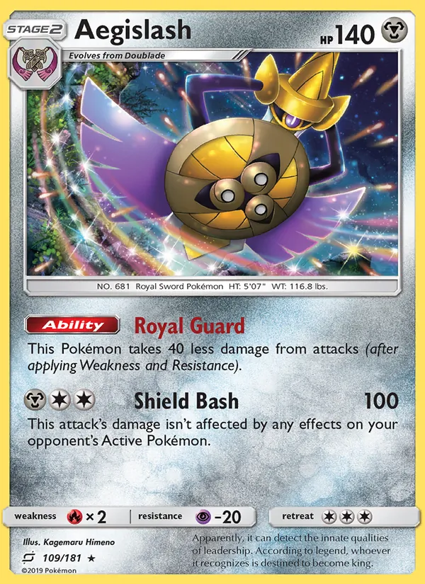 Aegislash 109 – Non-holo