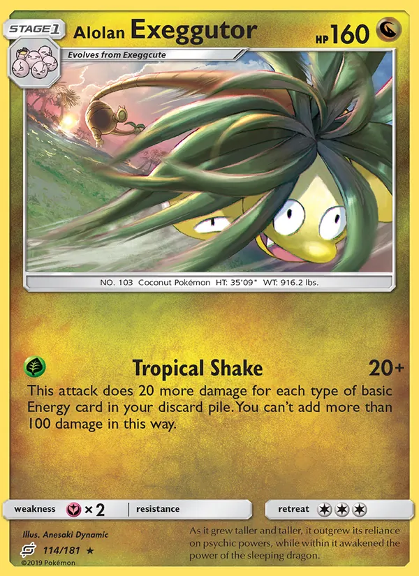 Alolan Exeggutor 114 – Reverse Holo