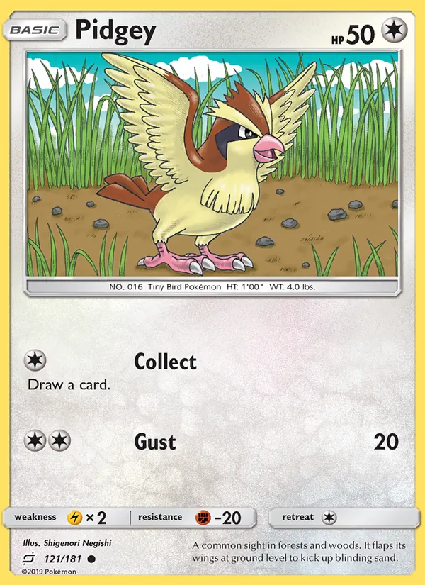 Pidgey 121 – Non-holo