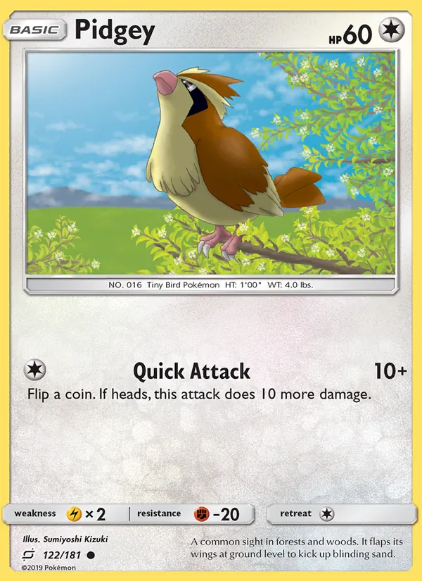 Pidgey 122 – Non-holo