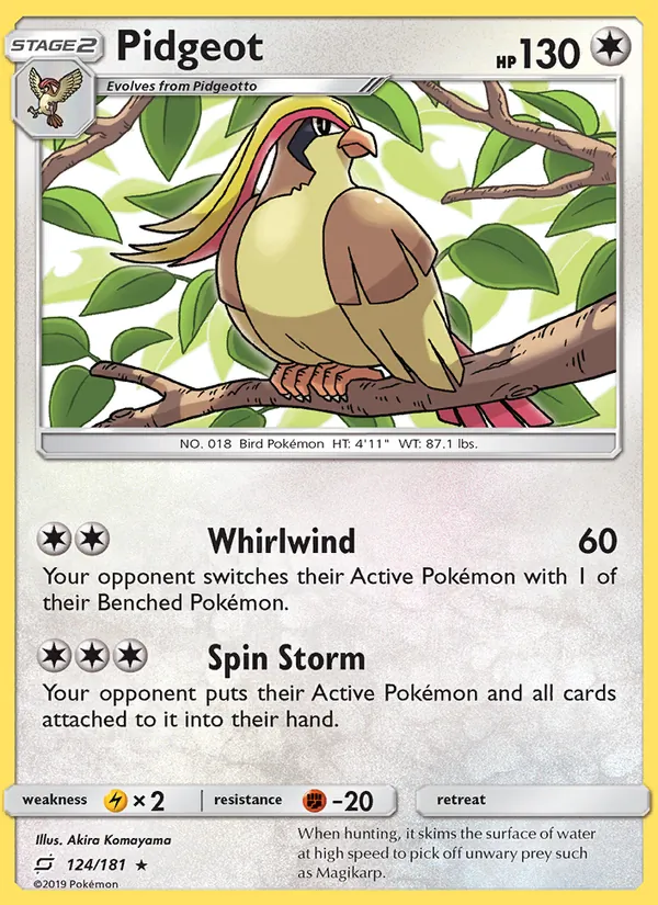 Pidgeot 124 – Non-holo