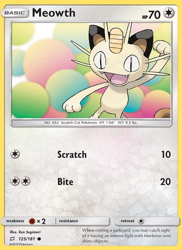 Meowth 125/181
