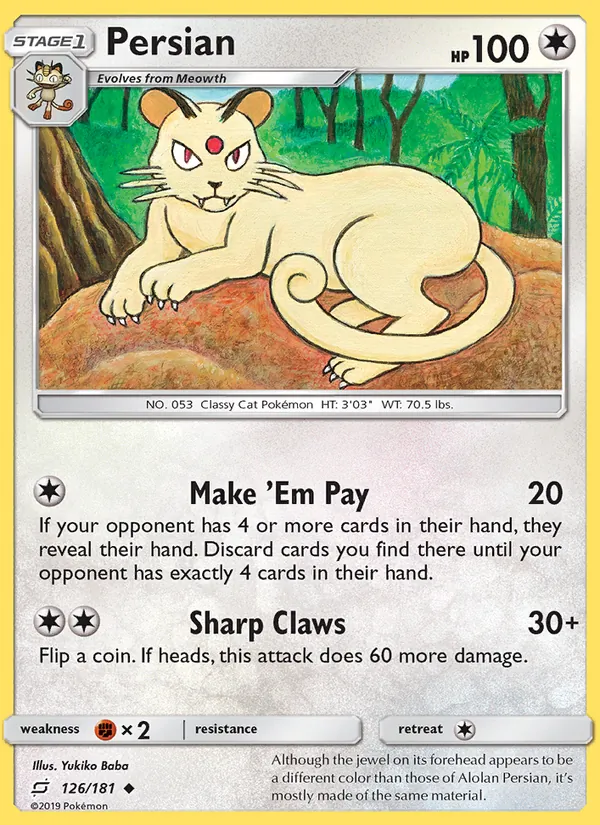 Persian 126 – Non-holo