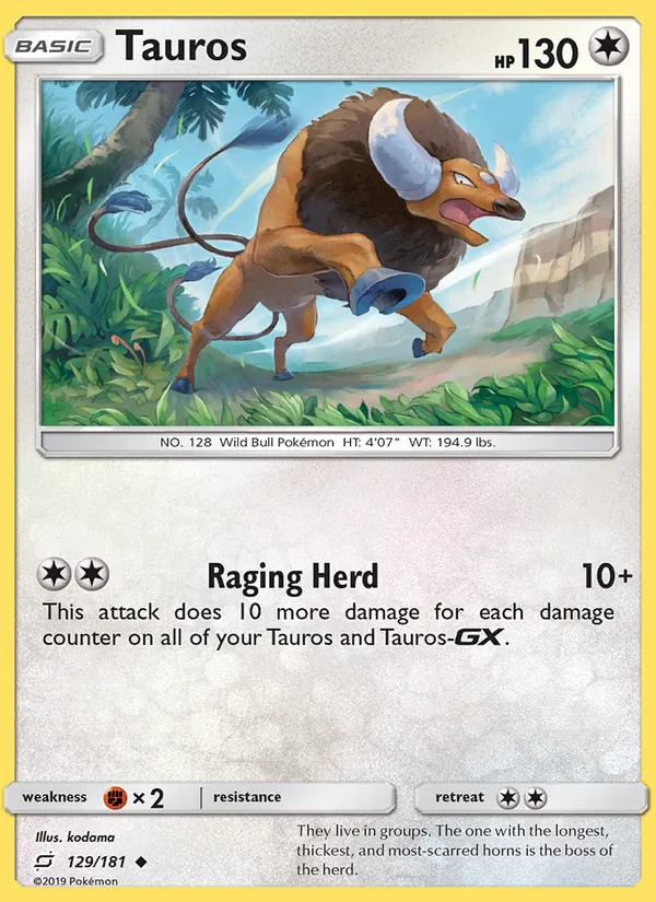Tauros 129 – Non-holo