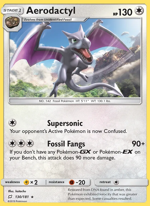 Aerodactyl 130 – Non-holo
