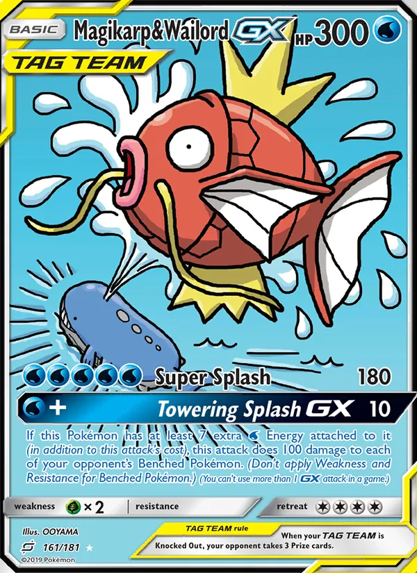 Magikarp & Wailord GX 161 – Non-holo