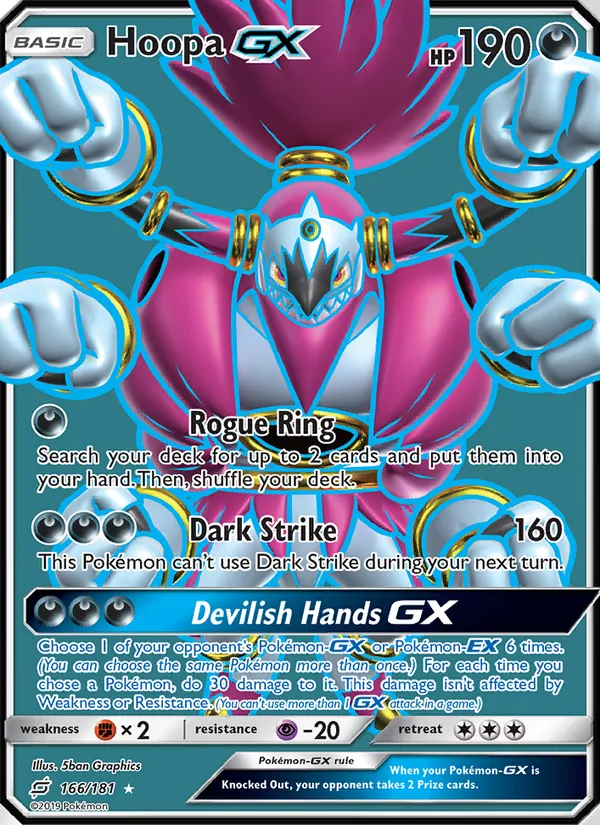 Hoopa GX 166 – Non-holo