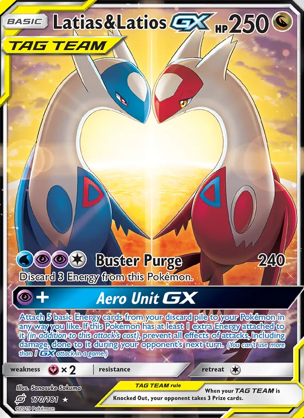 Latias & Latios GX 170 – Non-holo