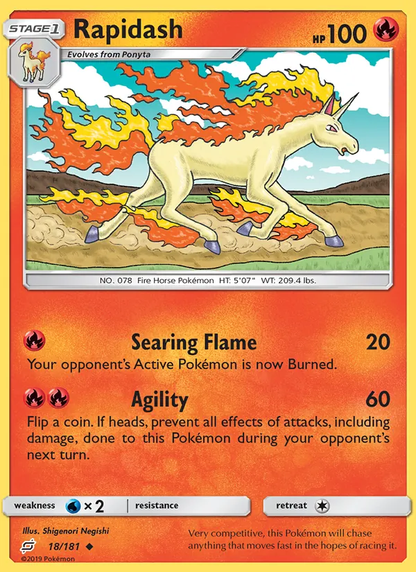 Rapidash 18 – Non-holo