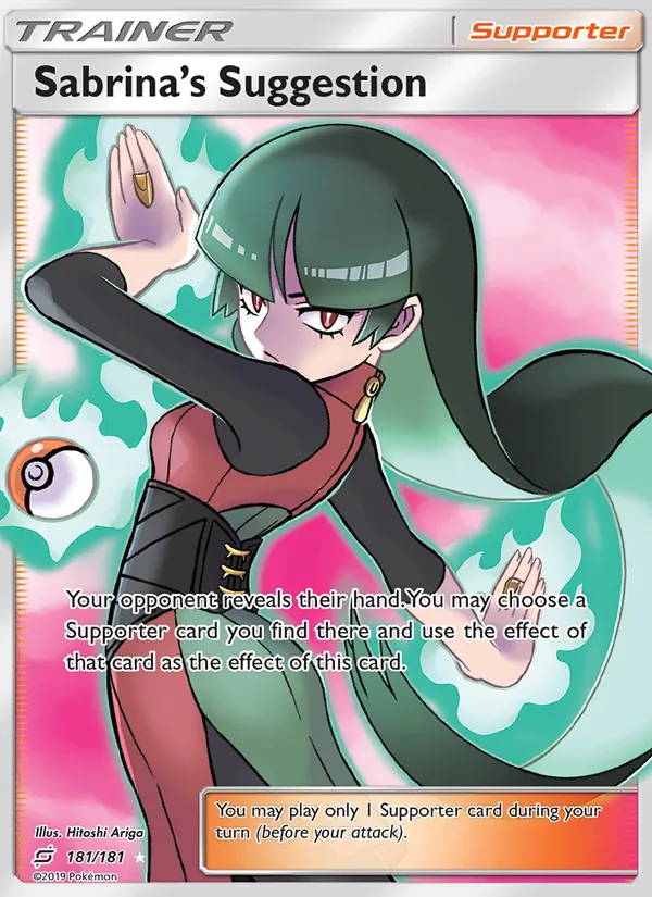 Sabrina’s Suggestion 181 – Non-holo
