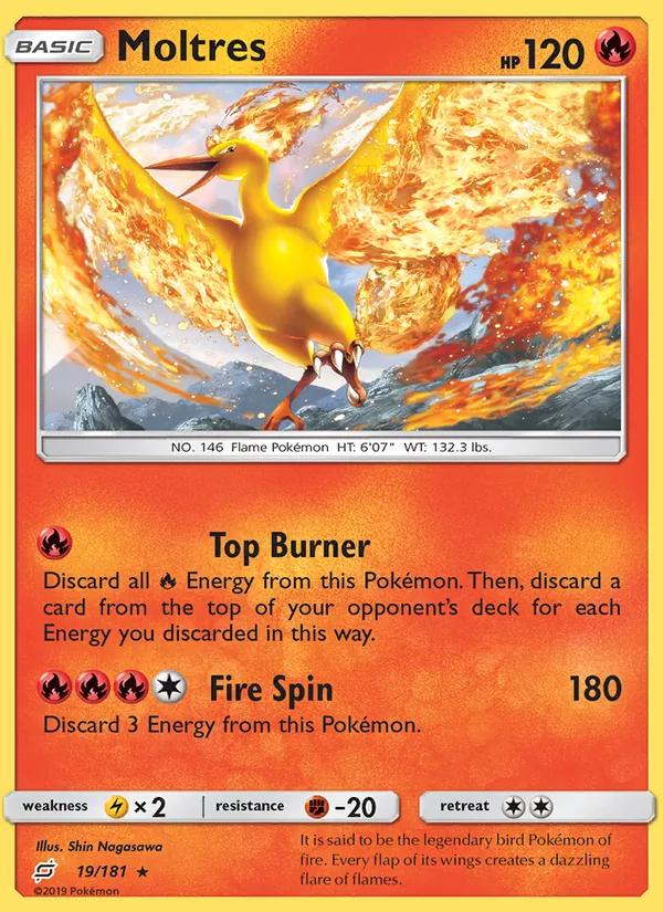 Moltres 19 – Non-holo
