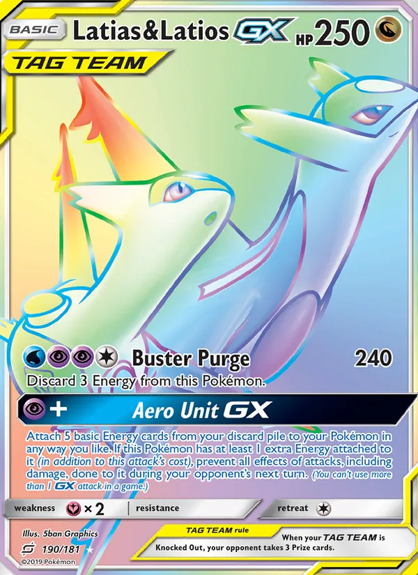 Latias & Latios GX 190 – Non-holo
