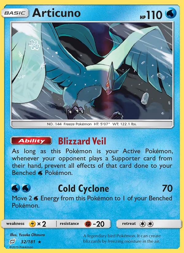 Articuno 32 – Non-holo