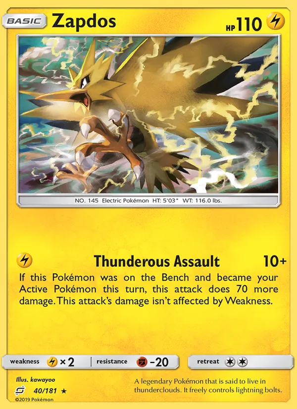 Zapdos 40 – Non-holo