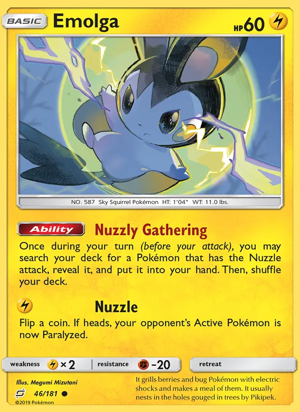Emolga 46 – Non-holo