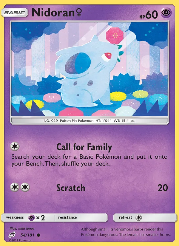 Nidoran♀ 54 – Non-holo