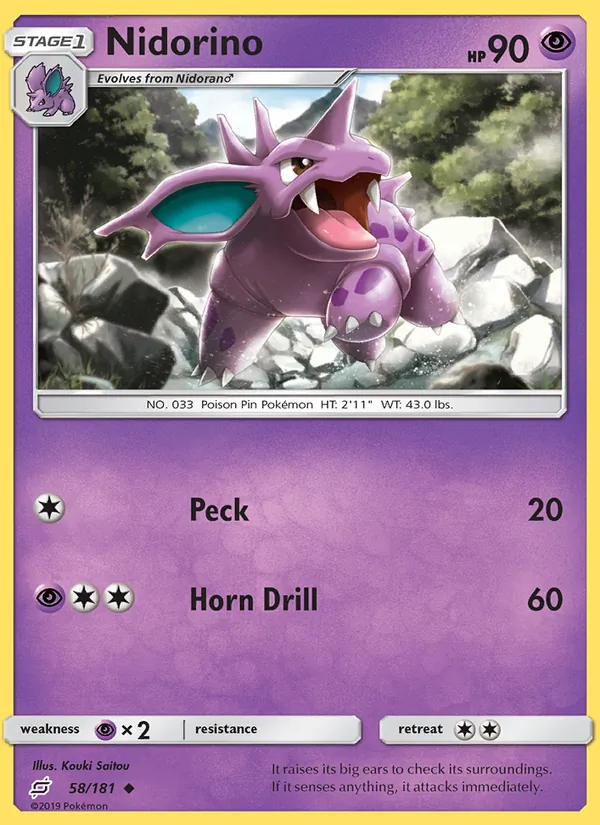 Nidorino 58 – Non-holo