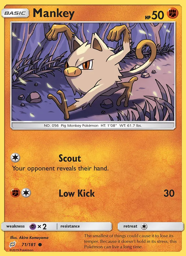 Mankey 71 – Non-holo