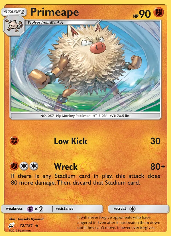 Primeape 72 – Non-holo