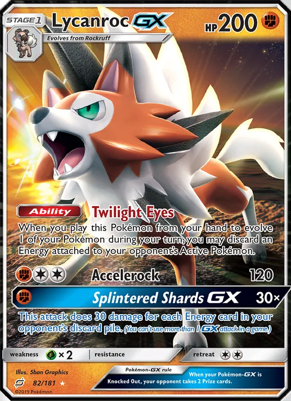 Lycanroc GX 82 – Non-holo