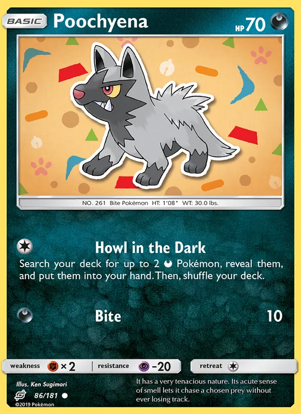 Poochyena 86 – Non-holo