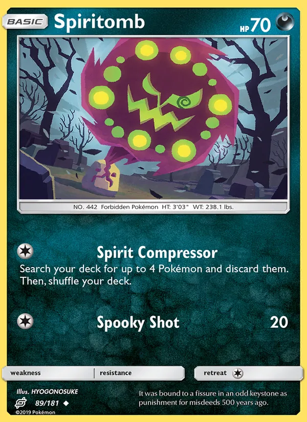 Spiritomb 89 – Non-holo