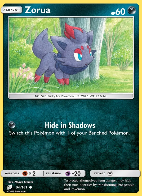 Zorua 90 – Non-holo