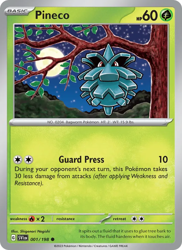 Pineco 001 – Non-holo