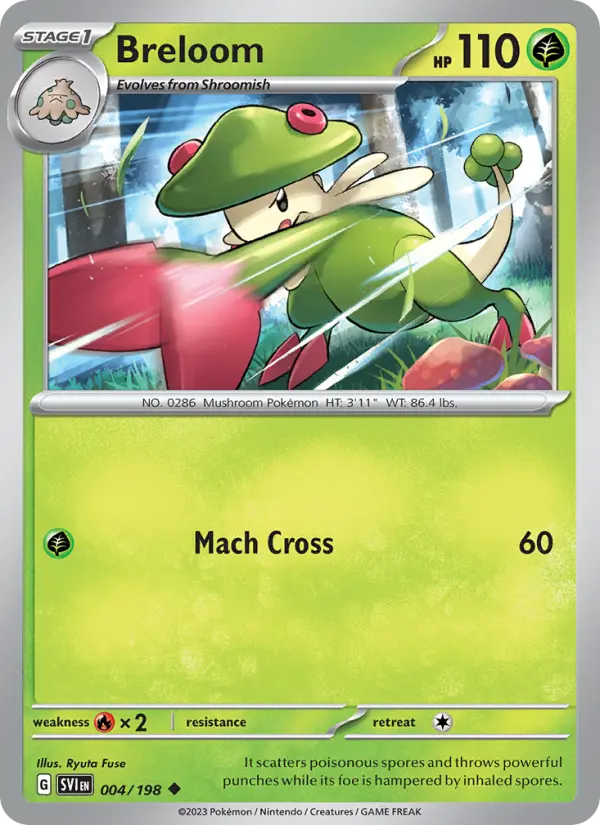 Breloom 004 – Non-holo
