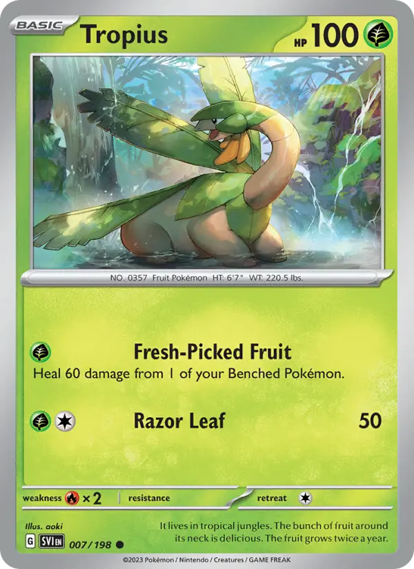 Tropius 007 – Non-holo