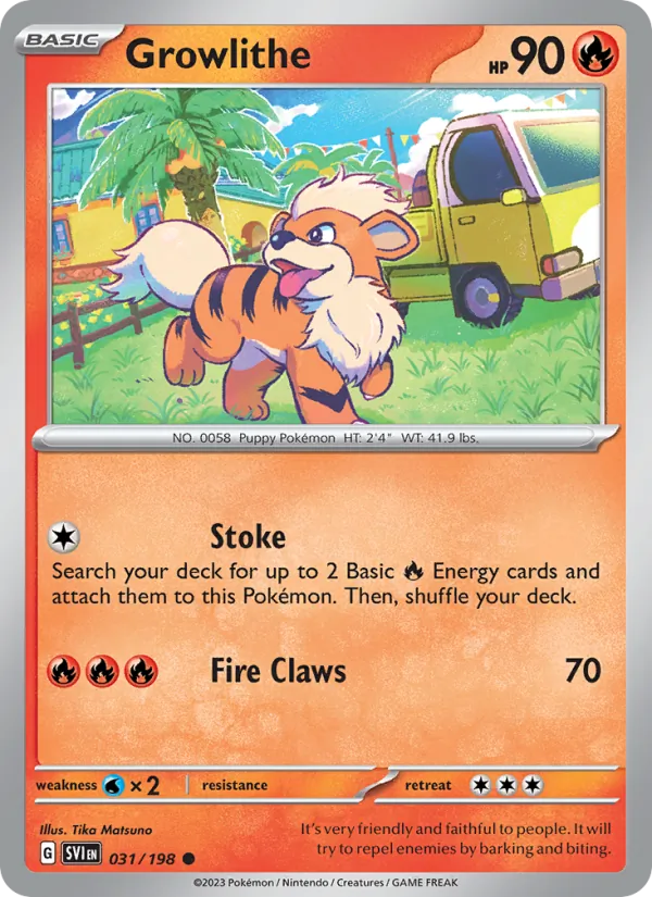 Growlithe 031 – Non-holo