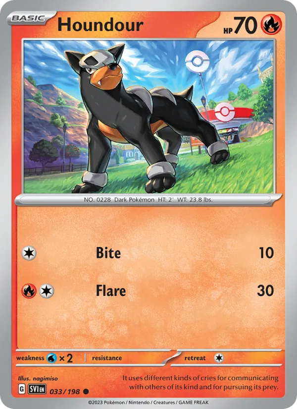 Houndour 033 – Non-holo