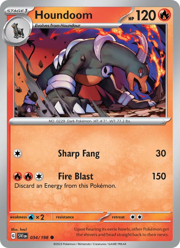 Houndoom 034 – Non-holo