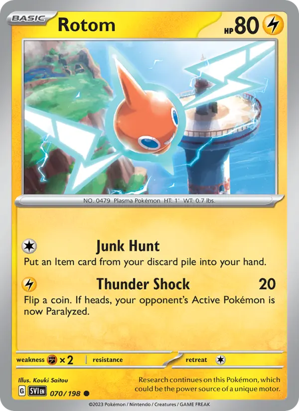 Rotom 070 – Non-holo