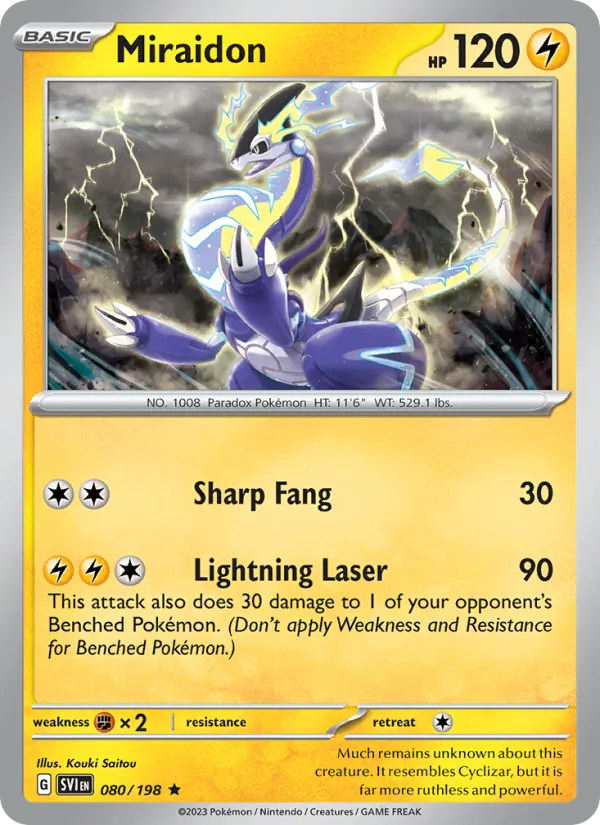 Miraidon 080 – Reverse Holo
