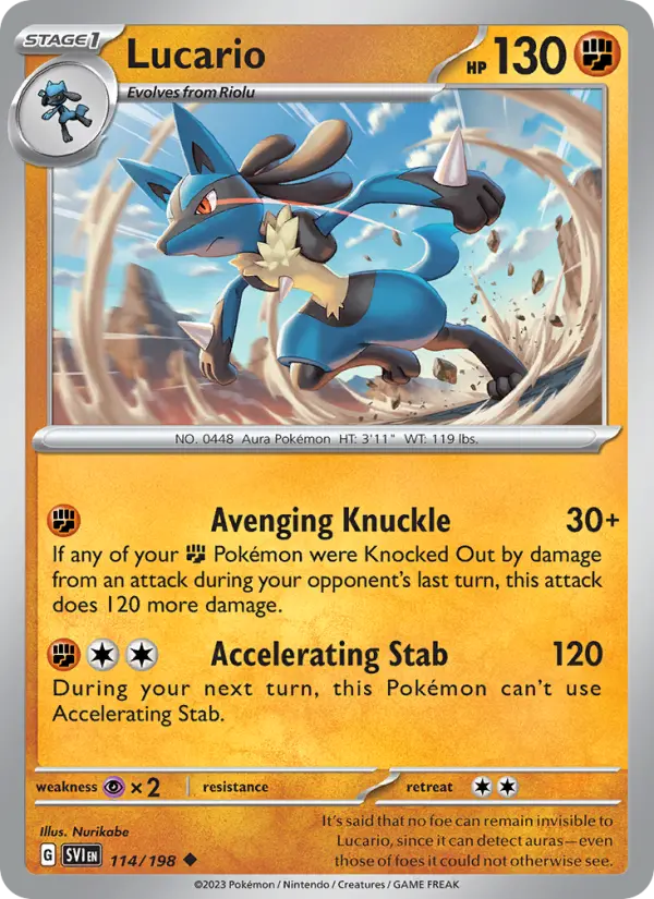 Lucario 114 – Non-holo