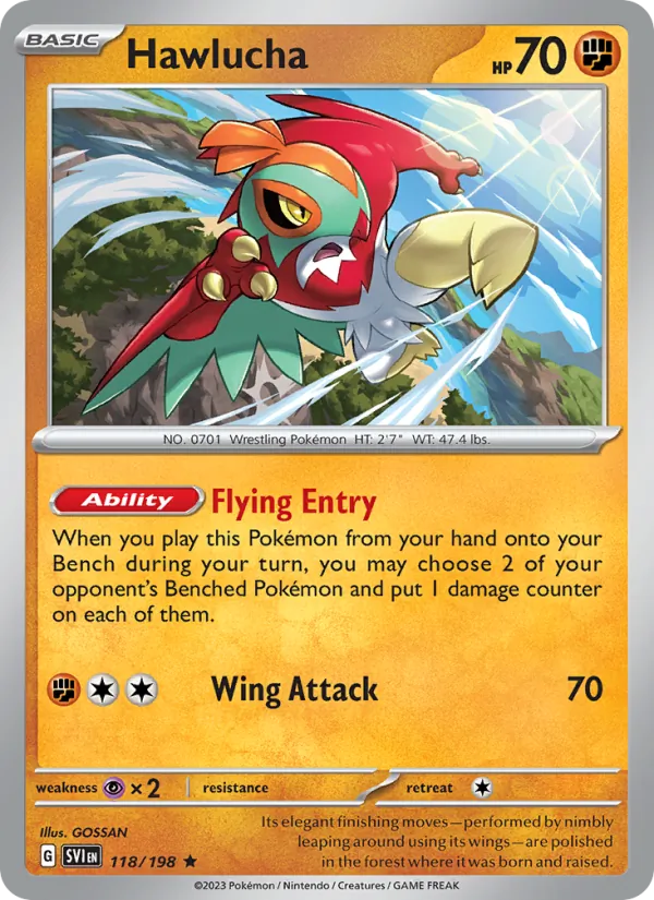 Hawlucha 118 – Reverse Holo