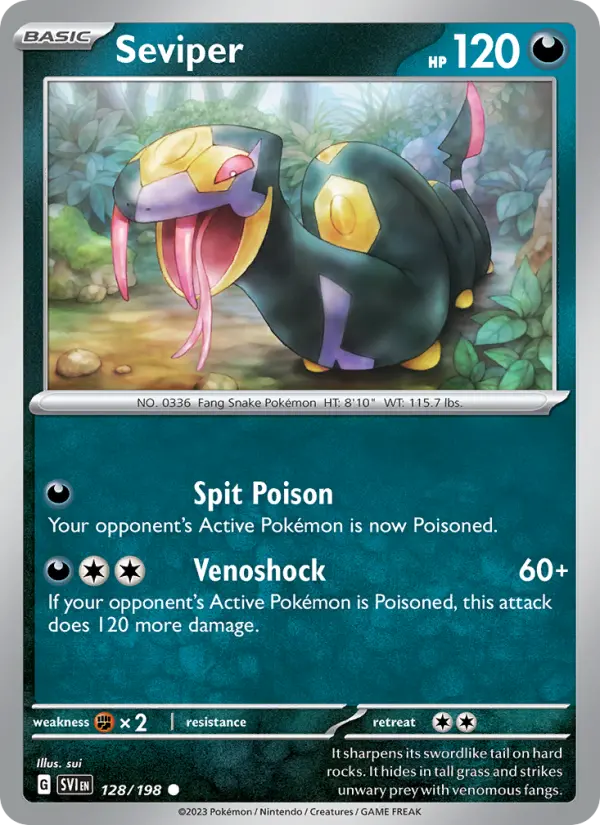 Seviper 128 – Non-holo