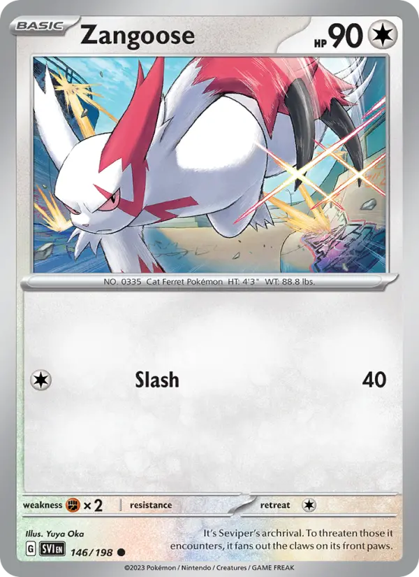 Zangoose 146 – Non-holo