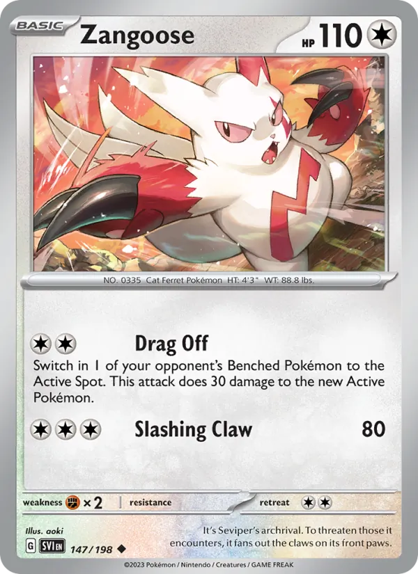 Zangoose 147 – Non-holo